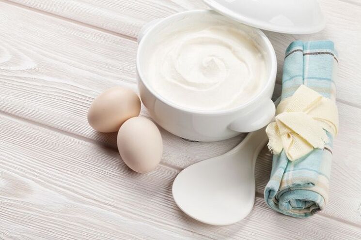 Yogurt and eggs in a diet per hour for weight loss