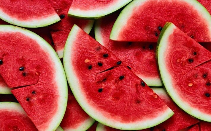 slice watermelon to lose weight
