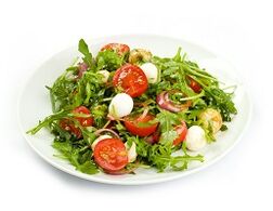 Vegetable salad to lose weight per week for 7 kg